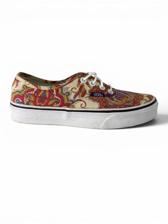 Vans Shoes - VANS Flower Paisley/Cream Authentic Liberty Canvas Sneakers size 6